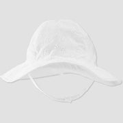 Carter's Just One You® Baby Girls' Eyelet Sun Hat - White 6-12M