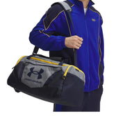 Under Armour Unisex-Adult Undeniable 5.0 Duffle, Pitch Gray/Midnight Navy/Yellow