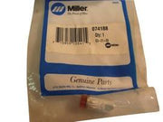 Miller 074188 Light, Ind Red Lens Neon Non-Relampable