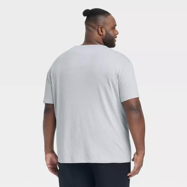Goodfellow & Co Men's Standard Fit Short Sleeve Crewneck T-Shirt - (US, Alpha, X-Large, Regular, Regular, Brown)
