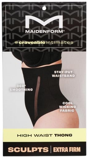 Maidenform Women's Shapewear Extra Firm Shaping Thong SES200