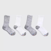 Hanes Premium Men's Performance Filament Crew Socks 4pk - Gray, 6-12