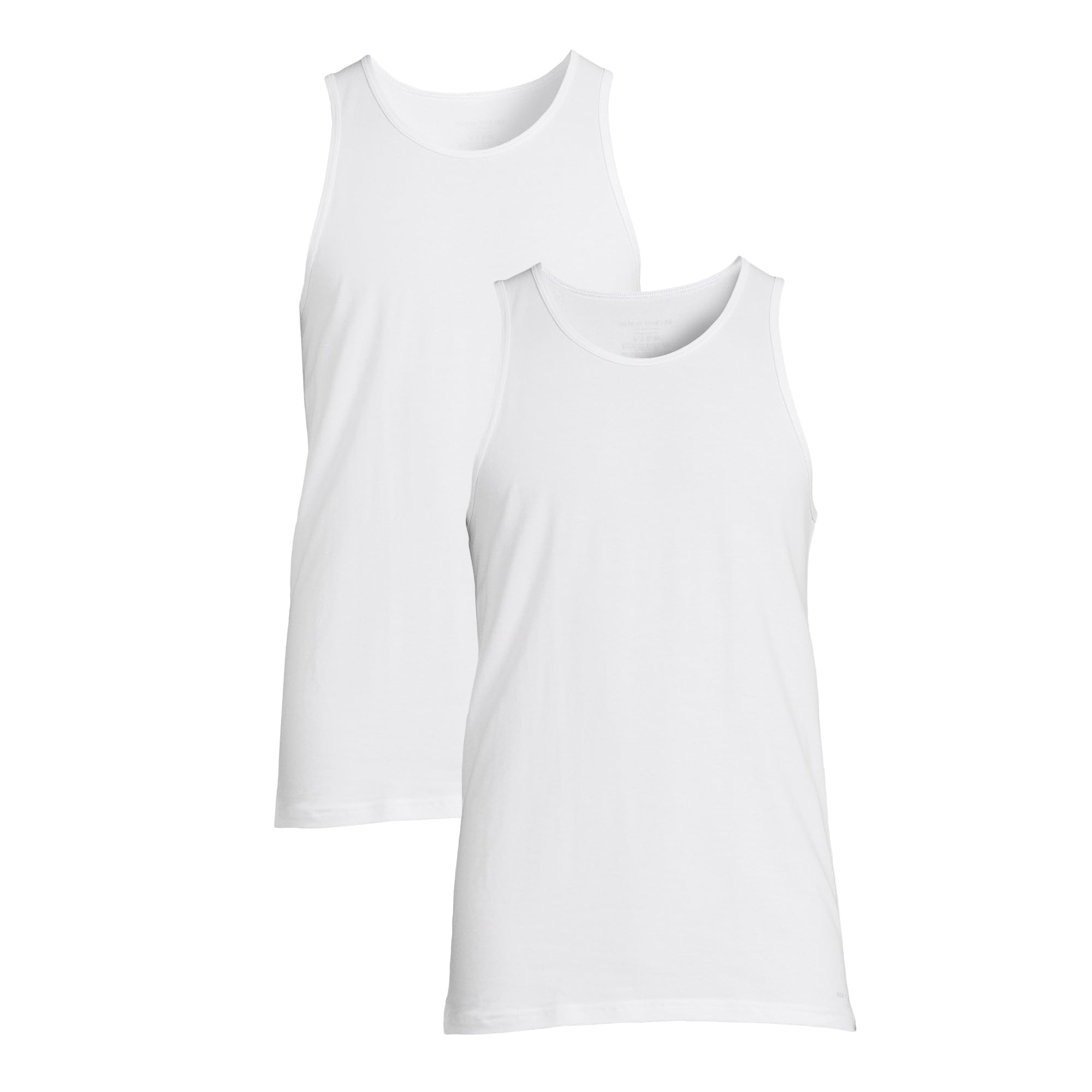 Pair of Thieves Men’s Super Soft Slim Fit White Crewneck Tees, 2-Pk, Size Medium