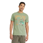 Goodfellow & Co Men's Short Sleeve Graphic T-Shirt - (US, Alpha, Large, Regular, Regular, Tree Green)
