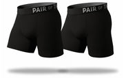 Pair of Thieves Men's SuperCool Boxer Briefs 2pk - (Black, Large)