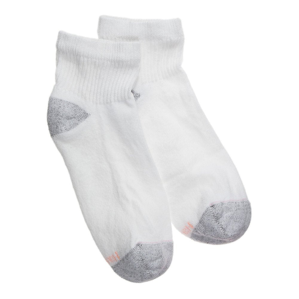 Hanes Women's Ankle Sock White Shoe Size 8-12 Socks (Pack of 10)