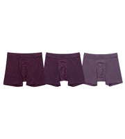 Pair of Thieves Men's 3pk Quick Dry Cotton Boxer Briefs - Purple S