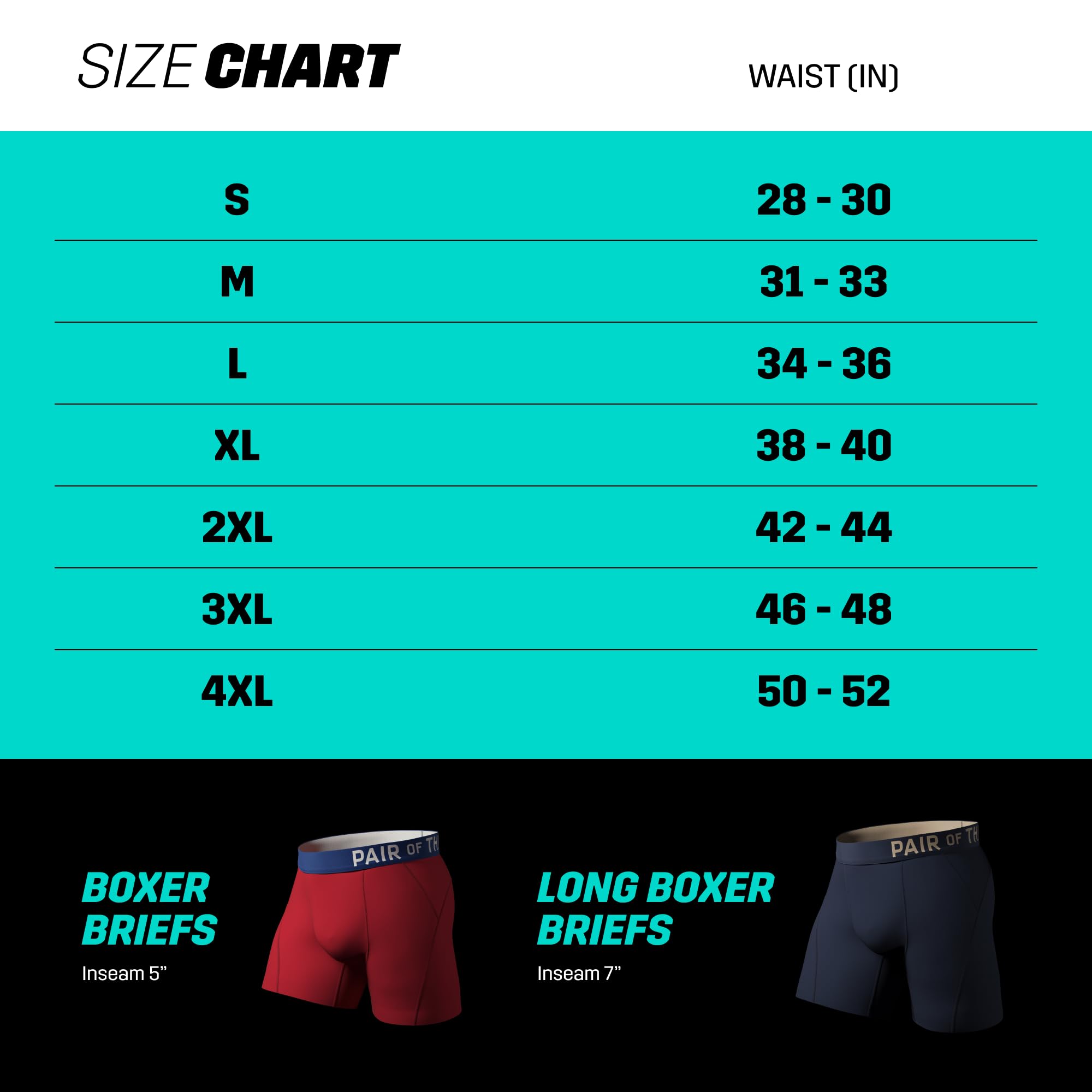 Pair of Thieves Men's SuperCool Long Leg Boxer Briefs 2pk - Black XL