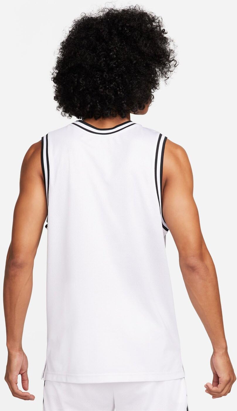 Nike DNA Men's Dri-FIT Basketball Jersey Large White/Black