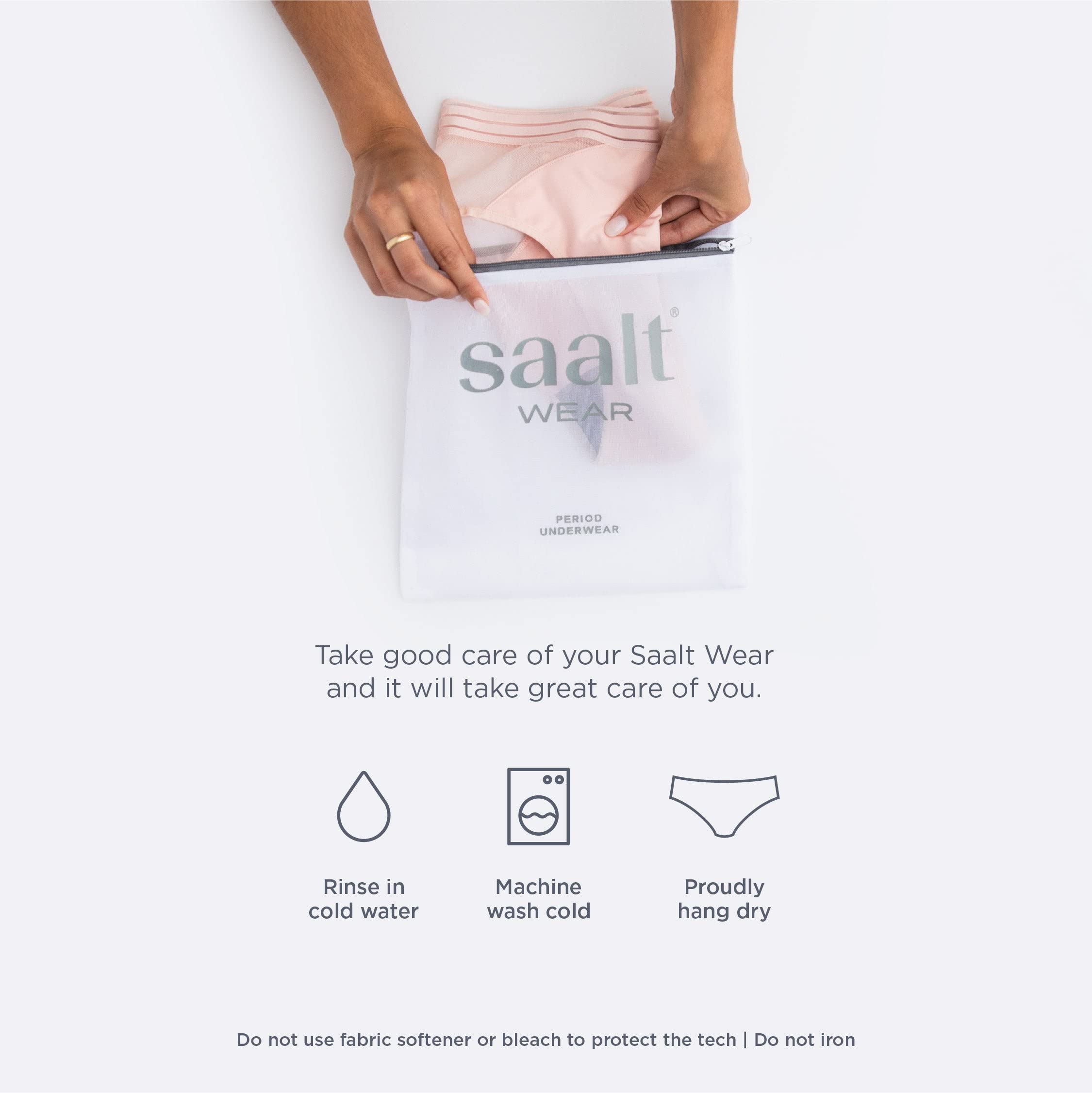 Saalt Leakproof Comfort Brief Black 1pk Small