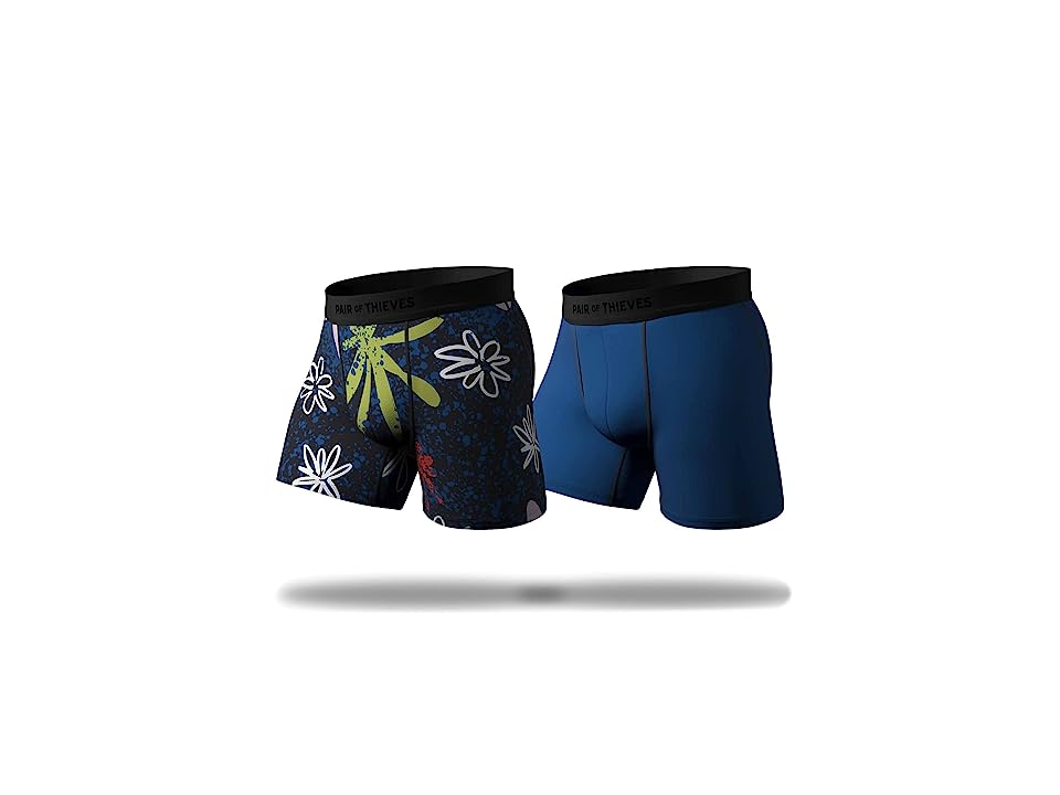 Pair of Thieves You've Blossomed Boxer Brief 2-Pack Blue SM