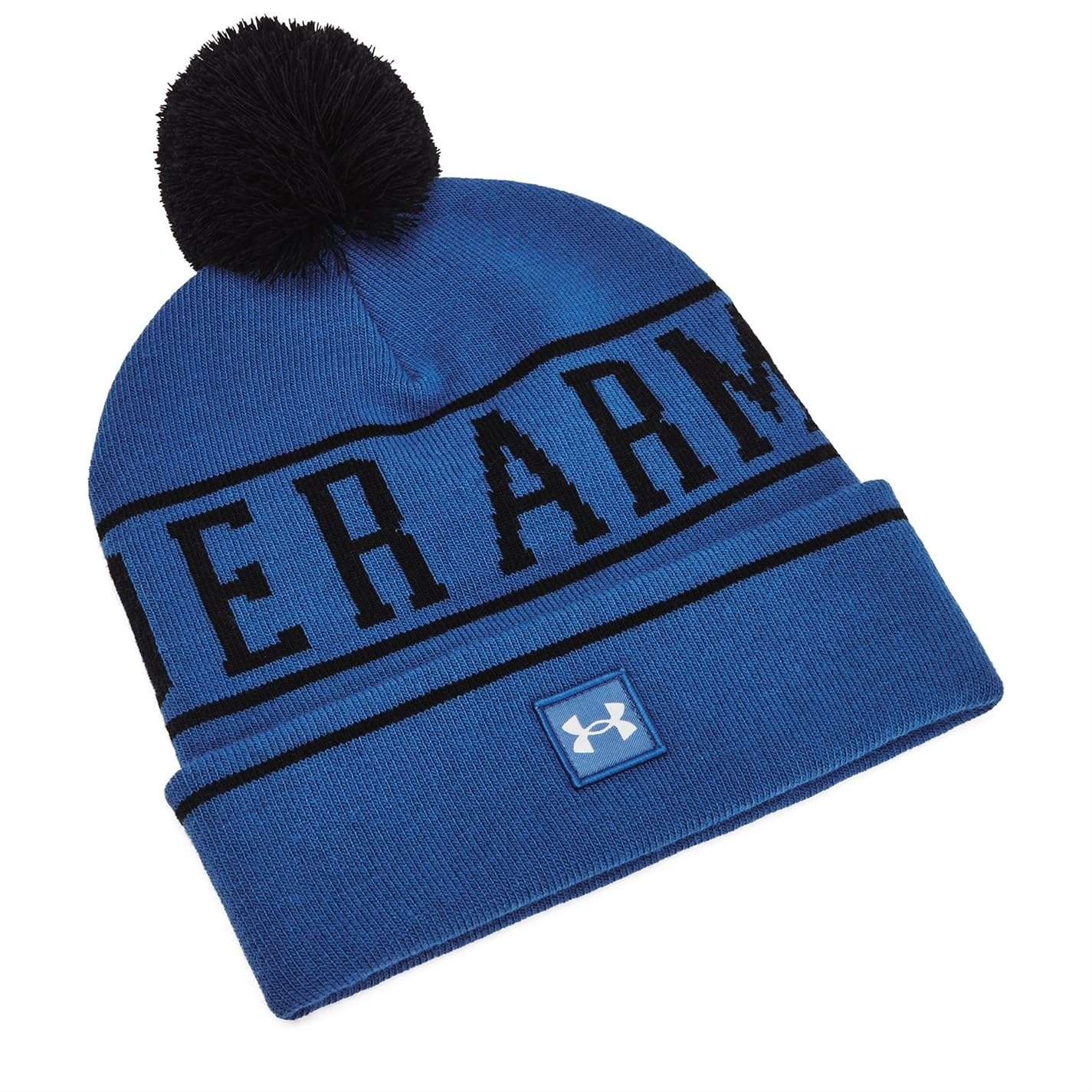 Under Armour 1386634-432-OSFM M Halftime Pom Beanie Tech Blue OSFM
