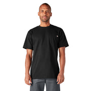 Dickies Mens Heavyweight Crew Neck Short Sleeve Tee Shirt, Black, XX-Large US