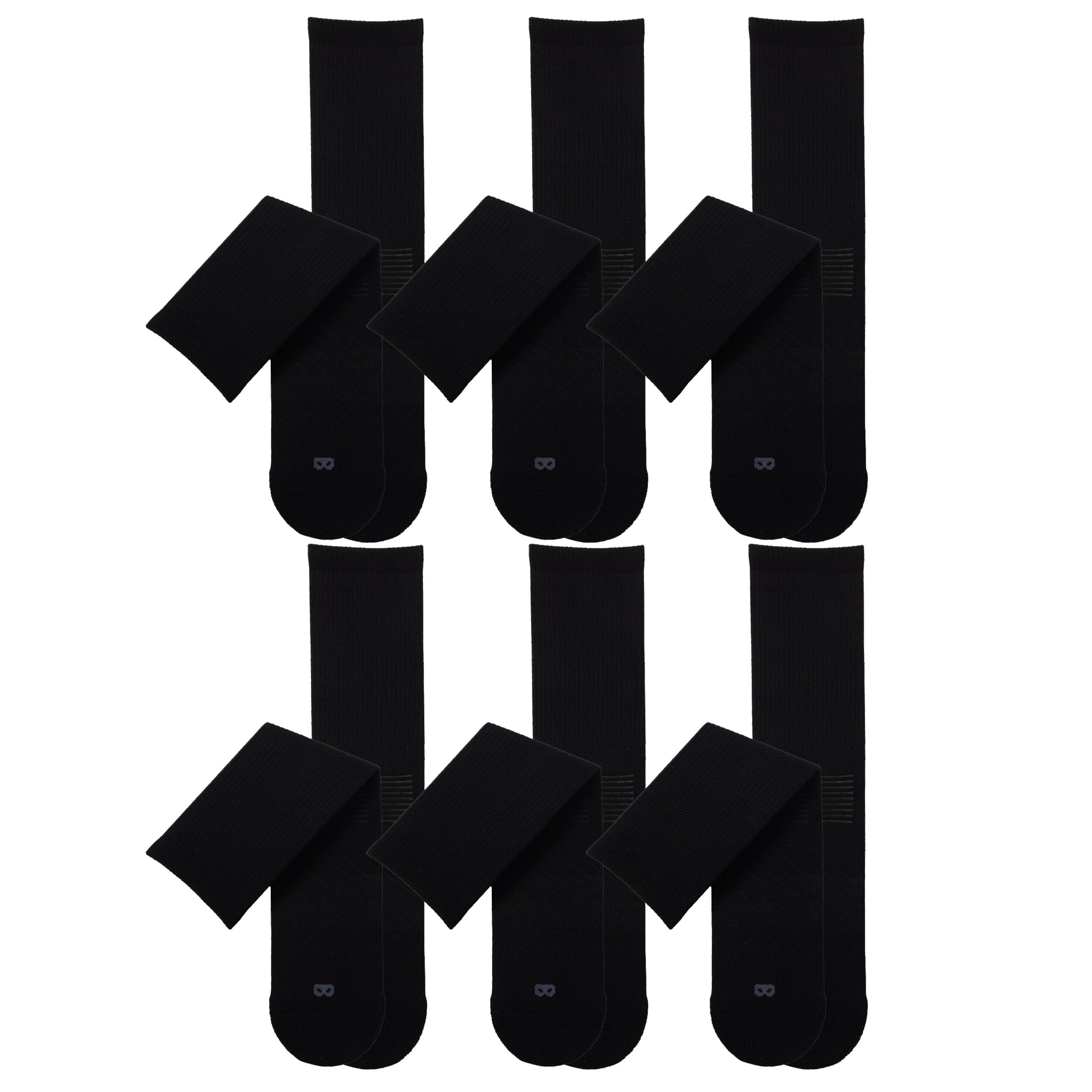 Pair of Thieves Men Cushion Crew | 6-12 Socks for Men | 6 Pack