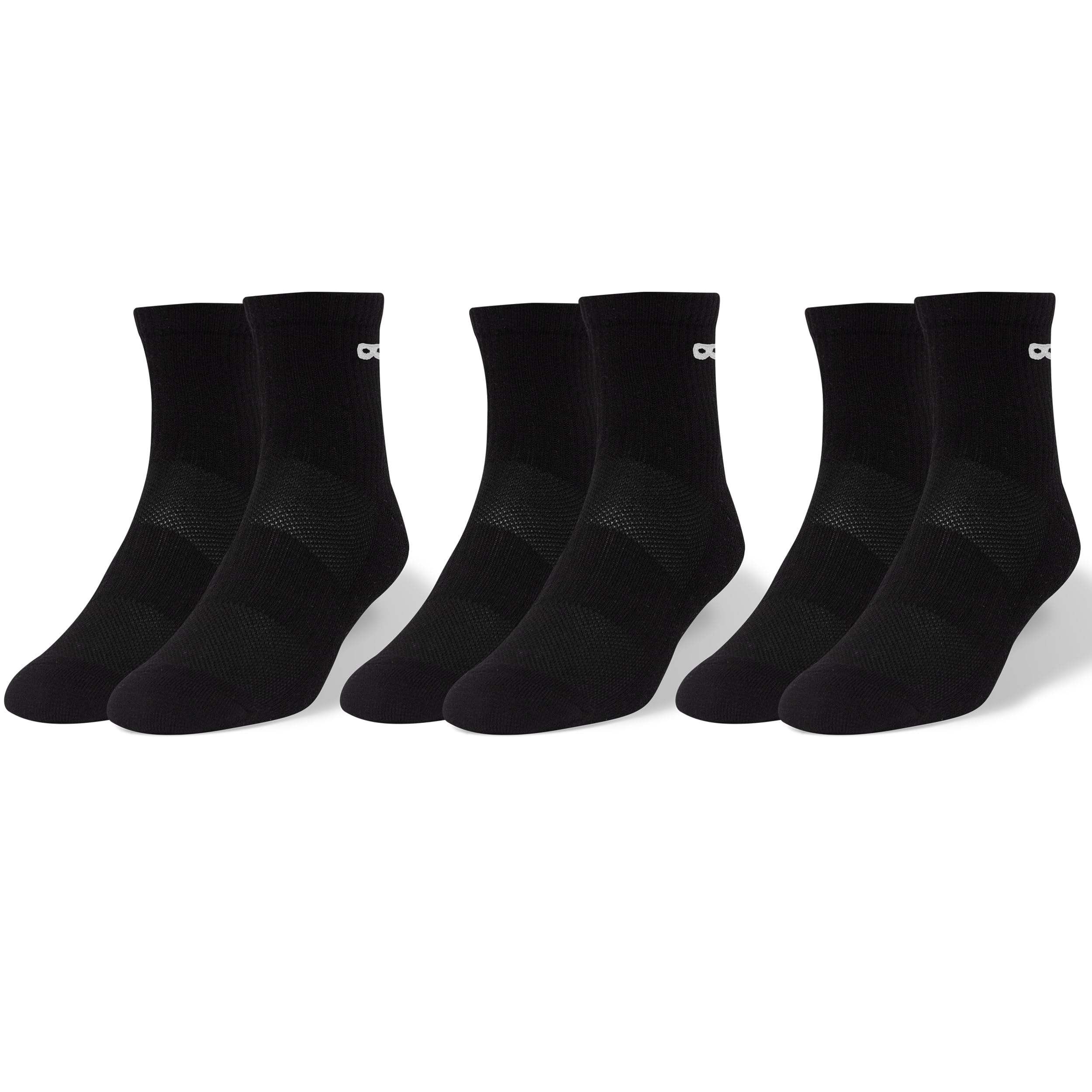 Pair of Thieves Blackout Cushion Ankle Sock Men's 3-Pack 6-12