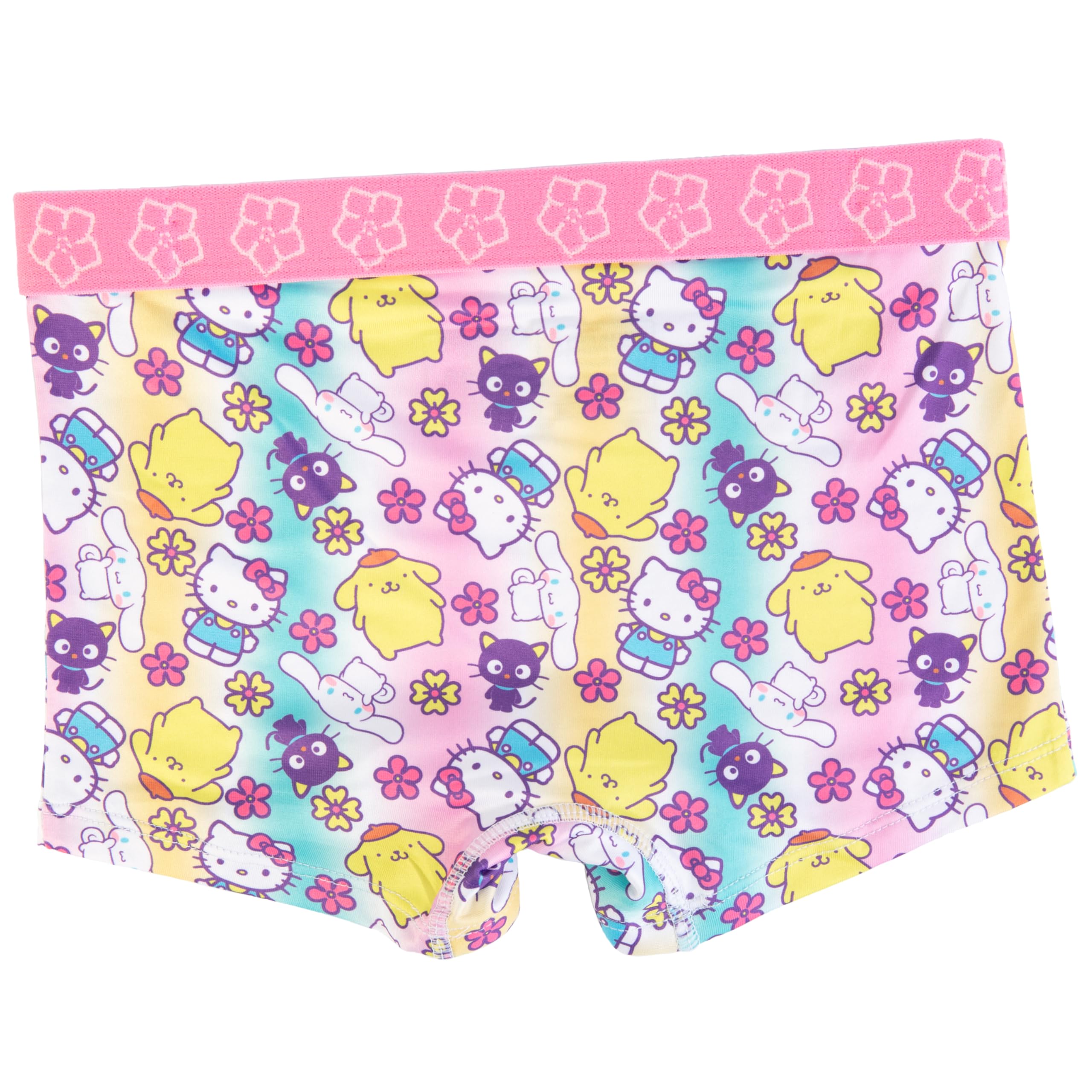Hello Kitty & Friends Girl's Cotton Boyshorts 4pk Size 10