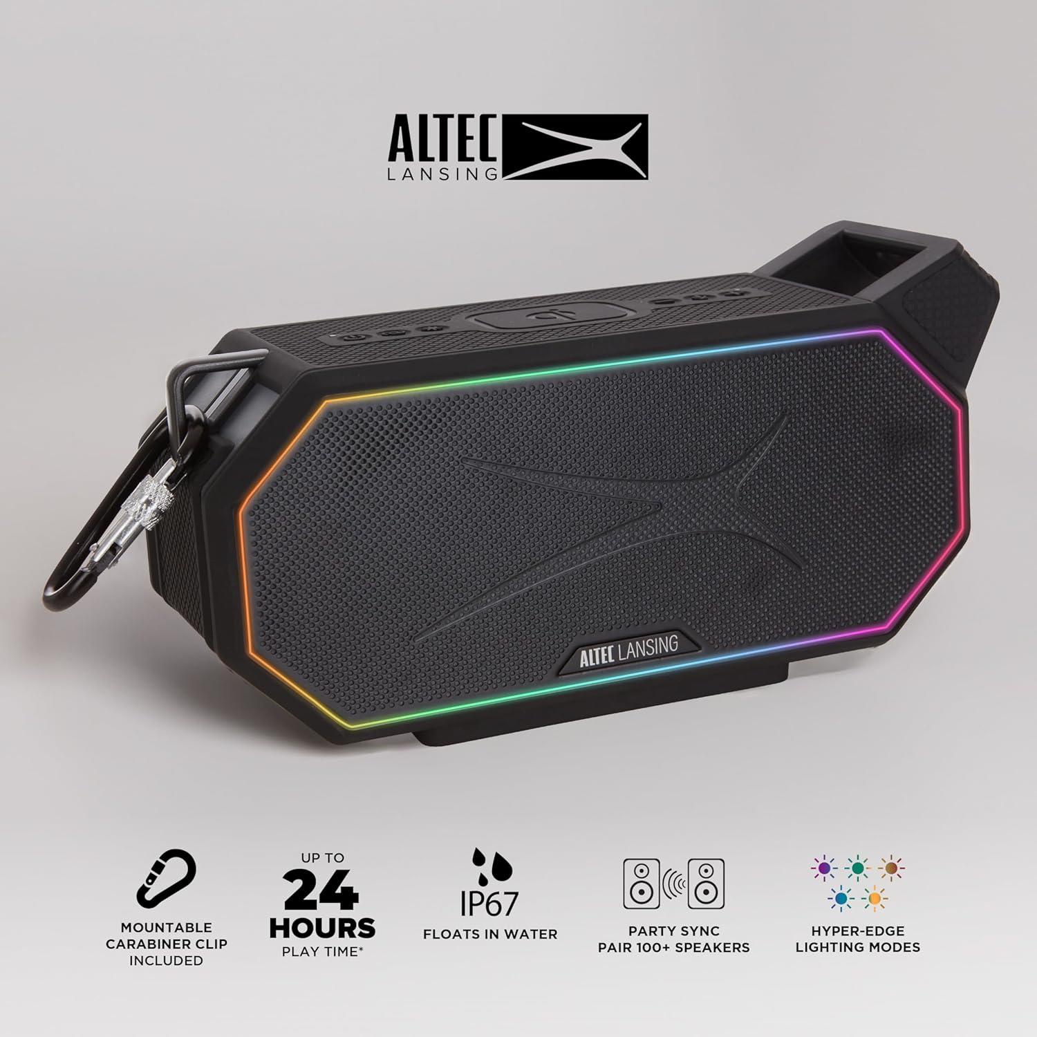 Altec Lansing HydraBoom 2.0 32 Everythingproof 32 Watt Bluetooth Speaker - Black