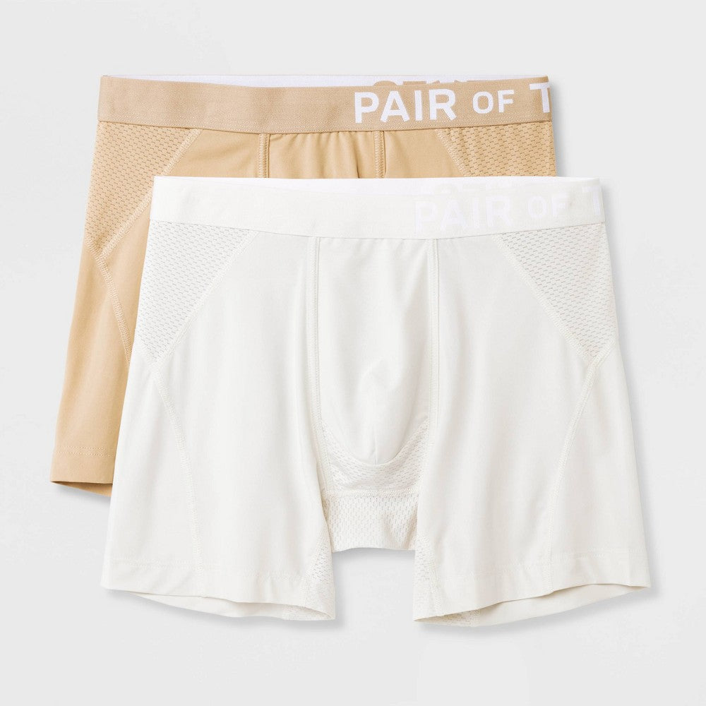 Pair of Thieves Men's SuperCool Boxer Briefs 2pk - Neutral S
