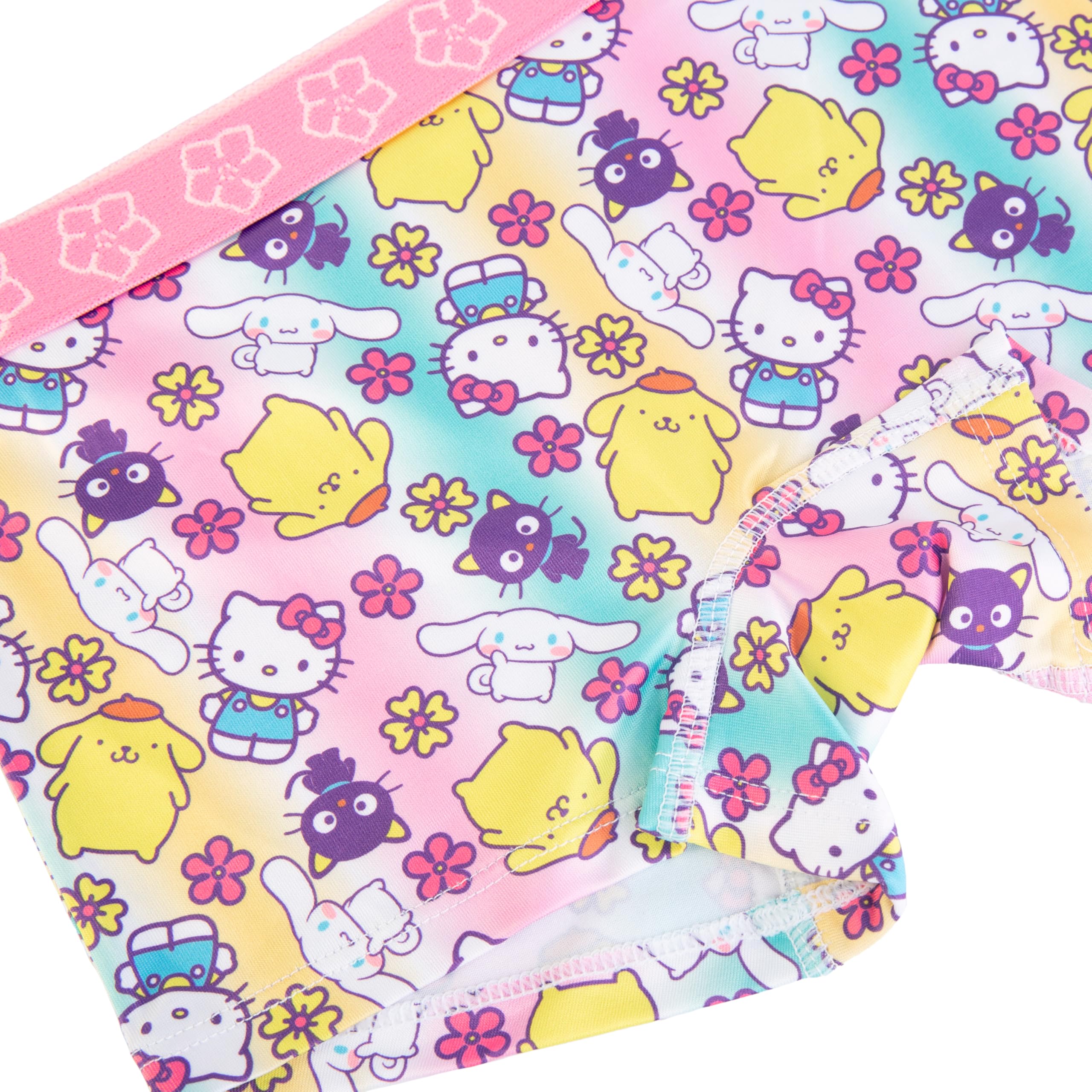 Hello Kitty & Friends Girl's Cotton Boyshorts 4pk Size 10
