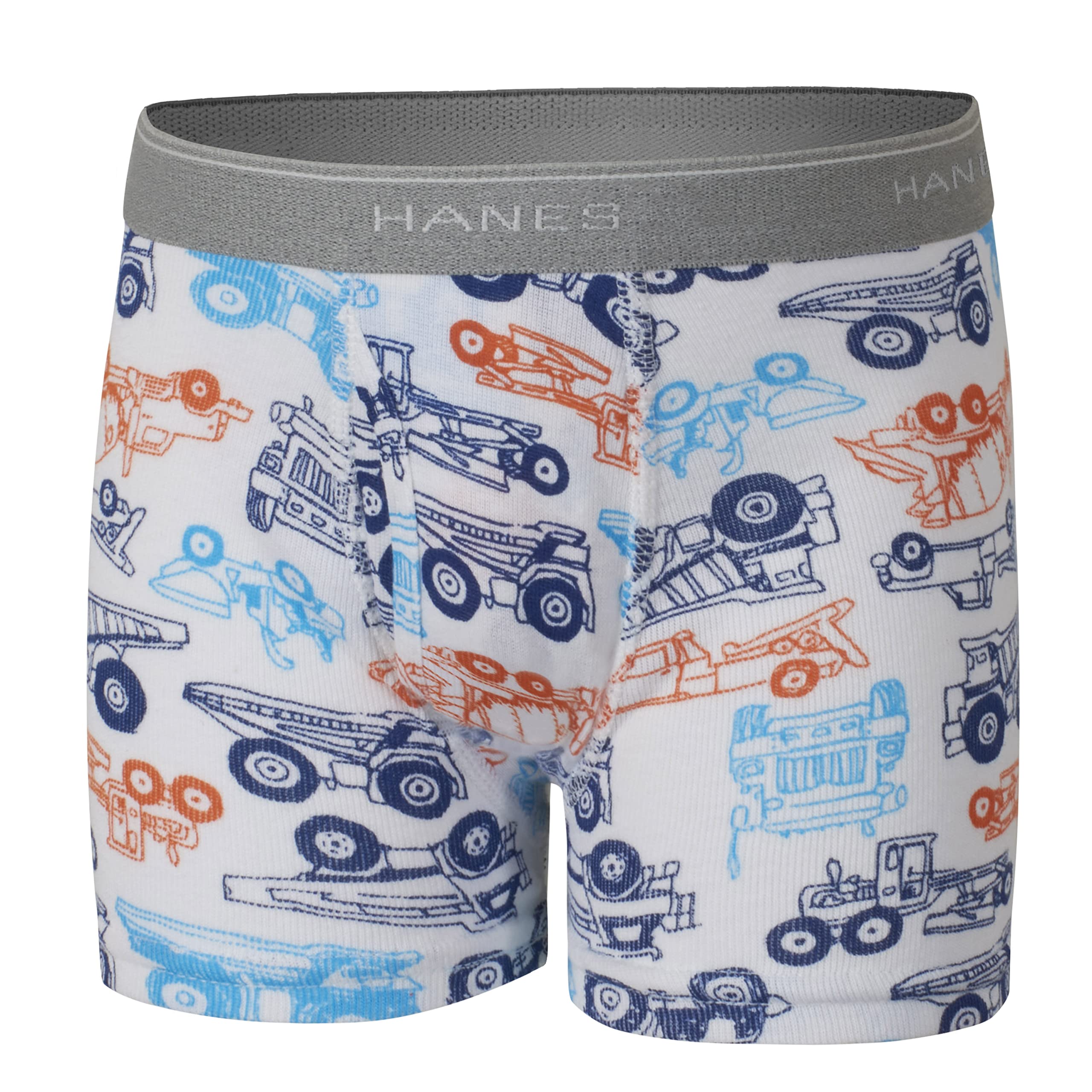 Hanes Boxer Briefs 10-Pack Boys Asst Colors 4T Toddler Comfort Waistband