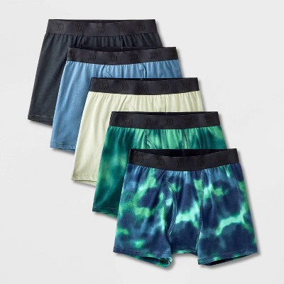 Boys' 5pk Boxer Briefs - All In Motion™ Black S