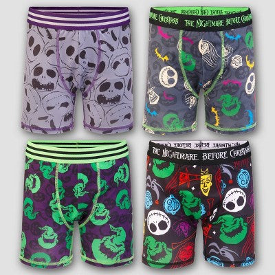 Boys' The Nightmare Before Christmas 4pk Boxer Briefs - 8