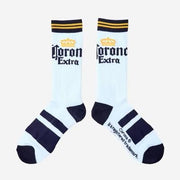 Men's Corona Athletic Crew Socks - Off-White 6-12