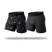 Pair of Thieves Men's Neon Super Fit Boxer Briefs 2pk - Neon S: Tagless