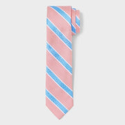 Men's Striped Neck Tie - Goodfellow & Co™ Pink One Size