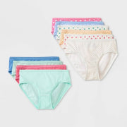 Girls' 10pk Cotton Briefs - Cat & Jack™ 12