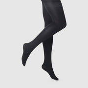 Women's 120D Blackout Tights - A New Day™ Black L/XL: High Waisted, Opaque