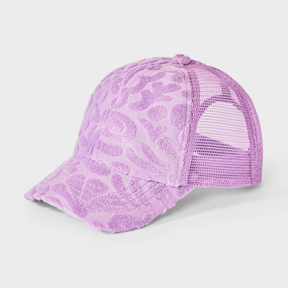 Girls' Terry Trucker Hat - Cat & JackT Purple