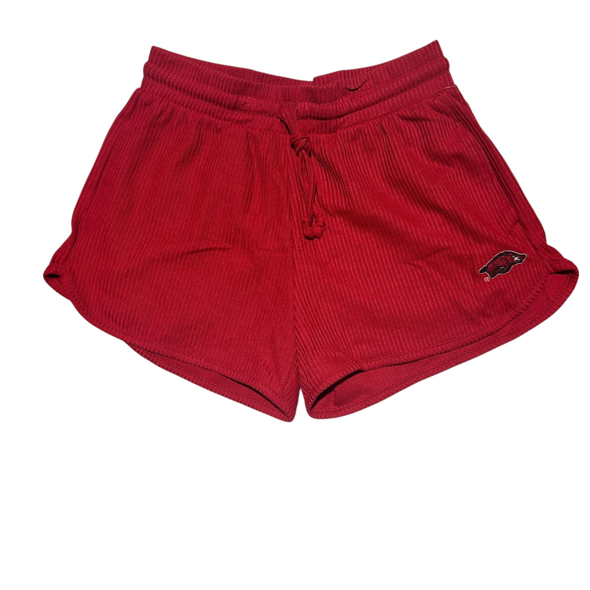Rivalry Thread 91 Arkansas Razorback Knit Short Red