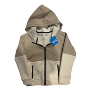 DSG Boy's Sport Fleece Sherpa Jacket XS Khaki/Sand