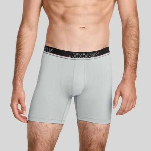 Jockey Generation™ Men's 3pk Infinity Cool Boxer Briefs - Black/Gray L: Tagles
