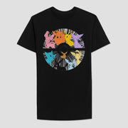 Men's Pokemon Eevee Short Sleeve Graphic T-Shirt - Black XXL