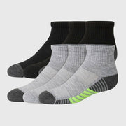 Hanes Moves Premium Boys' 6pk Ankle Athletic Socks - Colors May Vary M