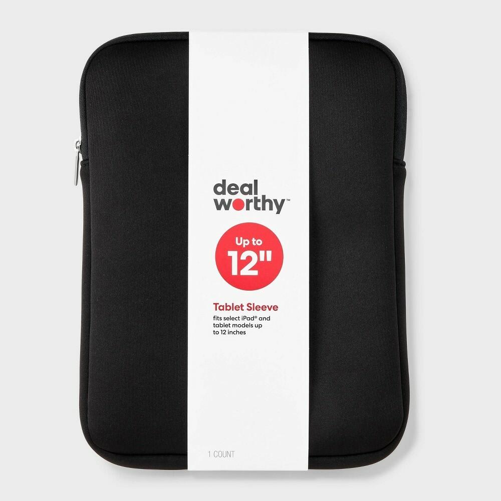 iPad Pro Tablet Sleeve - dealworthy™ Black: Accessories for iPad Pro 12.9-inch