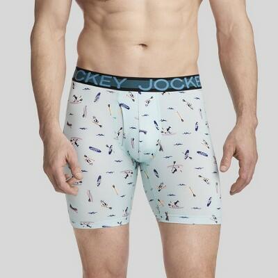 Jockey Generation™ Men's Microfiber Boxer Brief - Blue Dogs M