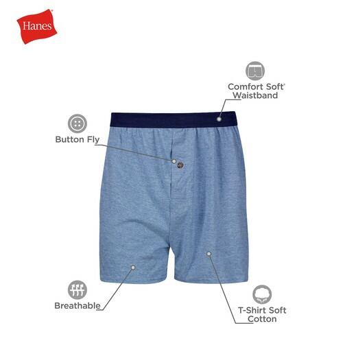 Hanes Mens Comfortsoft With Comfort Flex Waistband, Assorted 5 Pack, X-Large US