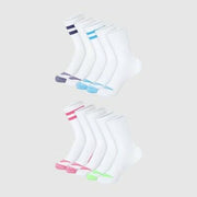 Hanes Girls' 10pk Cool Comfort Crew Socks Asst Color Medium