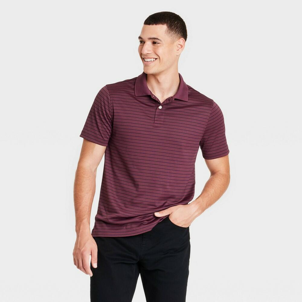 Men's Performance Polo Shirt - Goodfellow & Co™ Burgundy XL