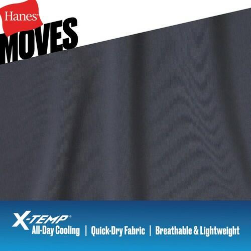 Hanes Men's Performance Boxer Brief, Total Support Long Leg, 3-Pack, 6" Small