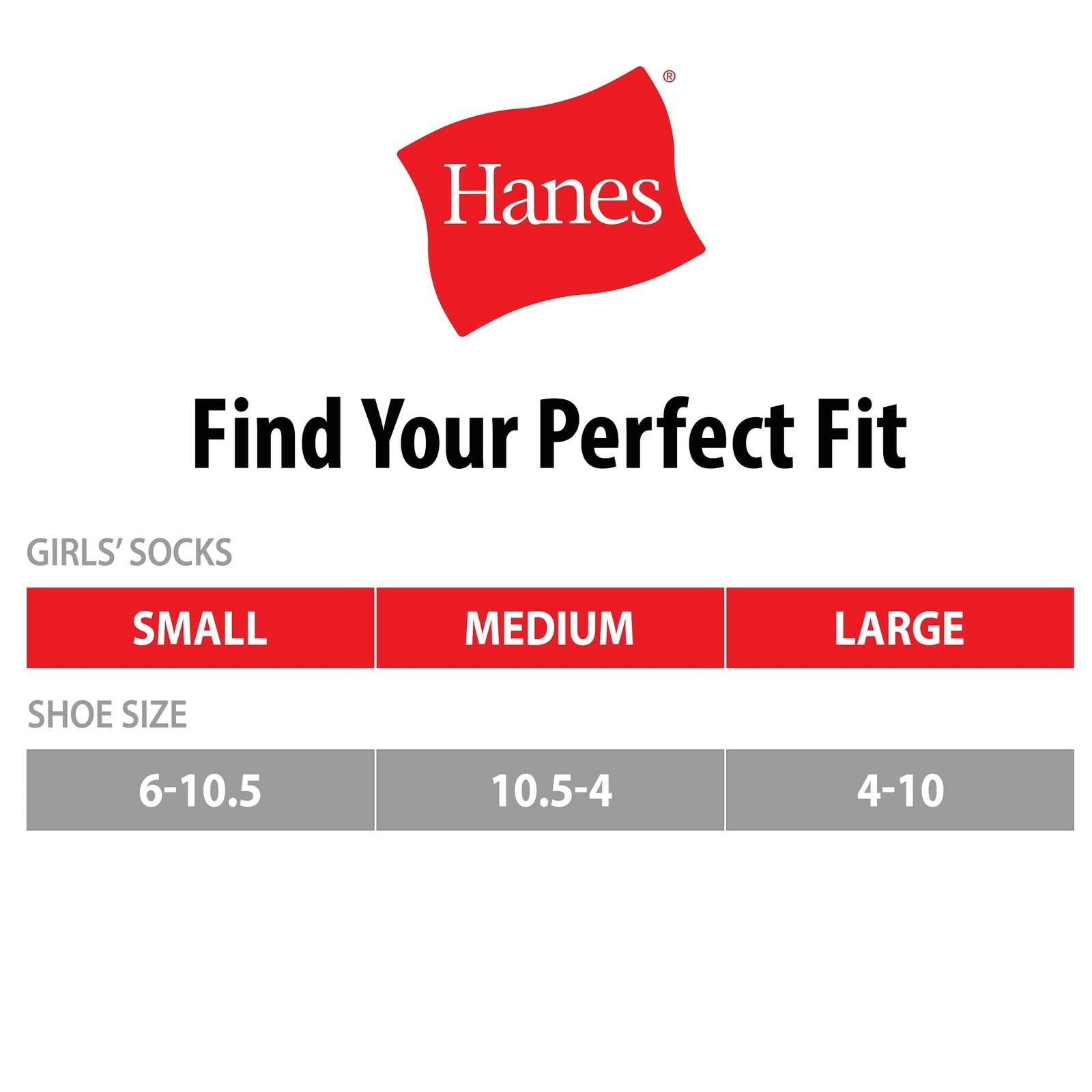 Hanes Baby Girls' Toddler Low Cut Socks 10 Count Asst Color 4T