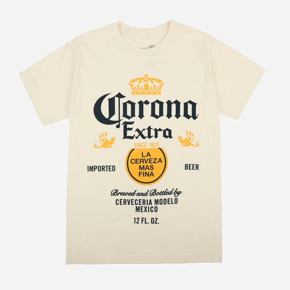 Men's Corona Short Sleeve Graphic T-Shirt - Beige L