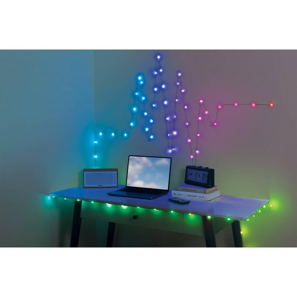 West & Arrow 30' Flexible Strand Dot Light Sound Reactive w/ Remote Control USB