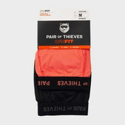 Pair of Thieves Men's 2pk Super Fit Solids Boxer Briefs - Coral Pink S