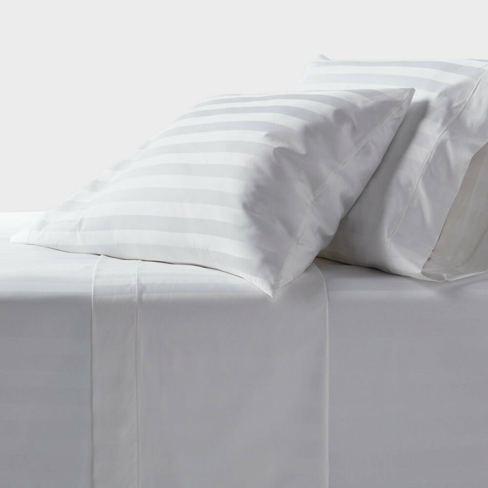 California King 800 Thread Count Hotel Collection Sheet Set White Hem Threshold