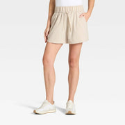 Women's Active Light High-Rise Wide Leg Shorts 3.5" - All In Motion™ Beige XL
