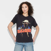 Women's Post Malone Short Sleeve Graphic T-Shirt - Black XXL: Cotton Jersey, Classic Fit, Crew Neck, Below Hip Length